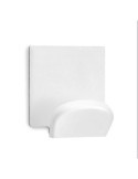 Colgador Adhesivo Inoxidable Blanco (BL.-2) 2078-B [LOTE DE 6 Unidades] INOFIX