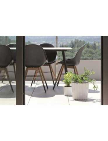Maceta INT./EXT. 1,4L 15CM Blanca Boardee Basic [LOTE DE 12 Unidades] INTEPLAS