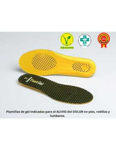 Plantilla Footgel Works Naranja T-39-42 [LOTE DE 2 Unidades] INYERASP