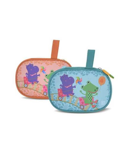 Portabocata Snack Rico Funny Jungle Surtido 9931-T [LOTE DE 4 Unidades] IRIS