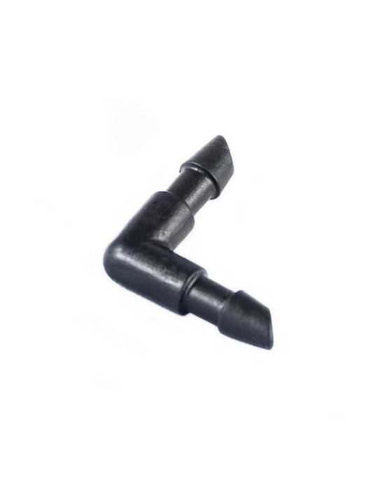 Codo Ø4 Negro (Bolsa 20) [LOTE DE 14 Unidades] EXTRULINE
