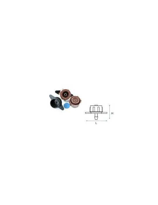 Gotero Autocompensante Key-Orvel 4L/H (Bolsa 25) [LOTE DE 6 Unidades] EXTRULINE