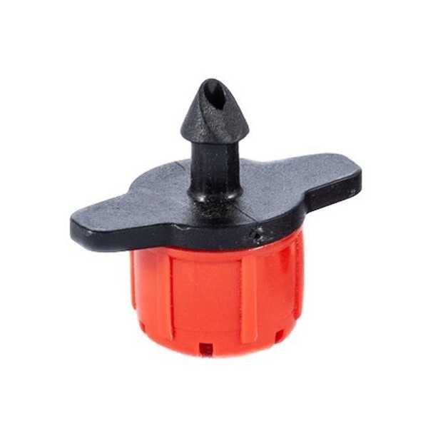 Gotero Pinchado Regulable 0-60L/H Rojo (Bolsa 25) [LOTE DE 18 Unidades] EXTRULINE