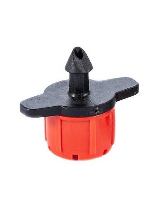 Gotero Pinchado Regulable 0-60L/H Rojo (Bolsa 25) [LOTE DE 18 Unidades] EXTRULINE