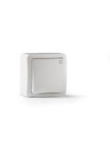 Pulsador Timbre Superficie Blanco 10A-250V S-7000 [LOTE DE 6 Unidades] FAMATEL