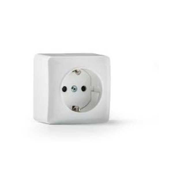 Base TT Lateral Superficie Blanco 16A-250V S-7000 [LOTE DE 6 Unidades] FAMATEL