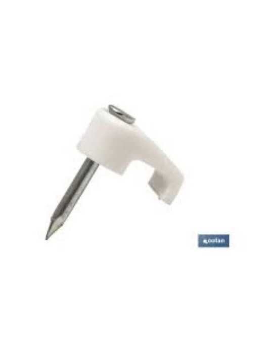 Grapa Cable Plano 2X1 50 Uds [LOTE DE 18 Unidades] FAMATEL