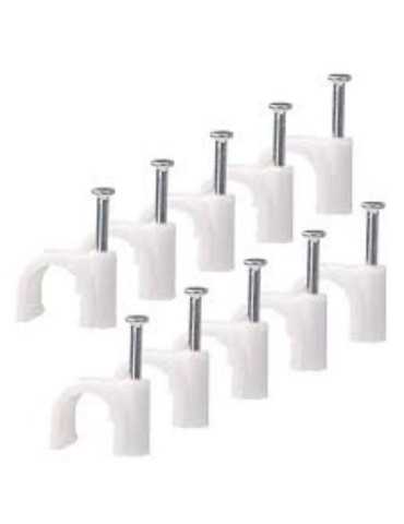 Grapa Cable Redondo 2X1,5 50 Uds [LOTE DE 14 Unidades] FAMATEL