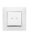 Pulsador Luminoso 10 Ah 250 V Blanco 9111 [LOTE DE 4 Unidades] FAMATEL