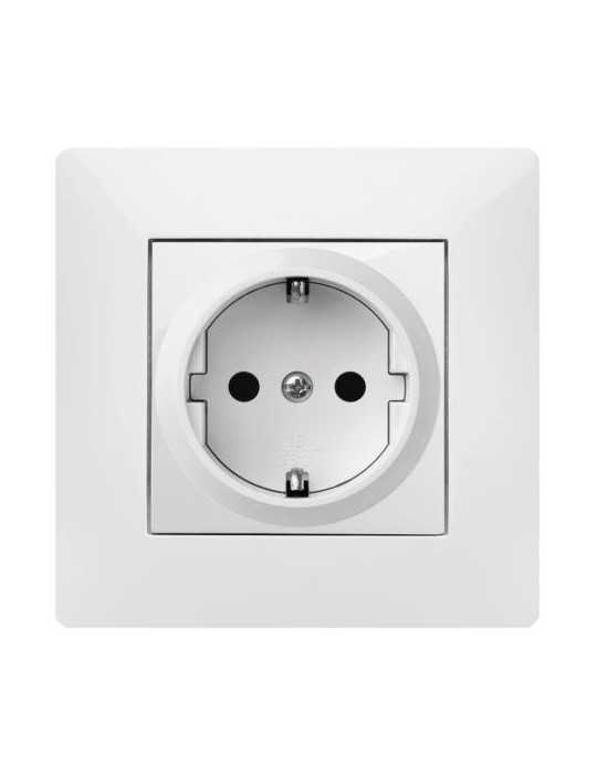 Toma Corriente 16 Ah 250 V Blanco 9123 [LOTE DE 6 Unidades] FAMATEL