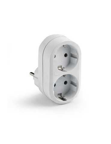 Adaptador Dobre TT 16A-250V Blanco 1332 [LOTE DE 10 Unidades] FAMATEL