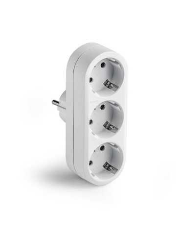 Adaptador Triple TT 16A-250V Blanco 1333 [LOTE DE 8 Unidades] FAMATEL