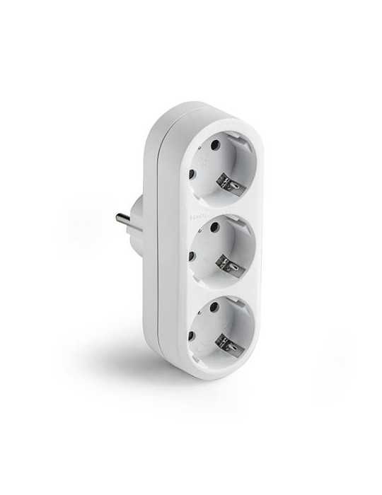 Adaptador Triple TT 16A-250V Blanco 1333 [LOTE DE 8 Unidades] FAMATEL