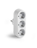 Adaptador Triple TT 16A-250V Blanco 1333 [LOTE DE 8 Unidades] FAMATEL