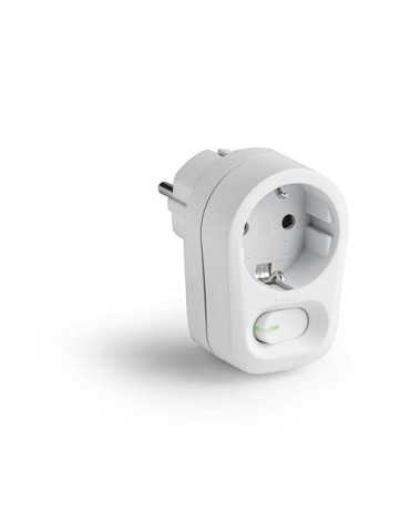 Adaptador TT 16A-250V con Interruptor 1341 [LOTE DE 8 Unidades] FAMATEL