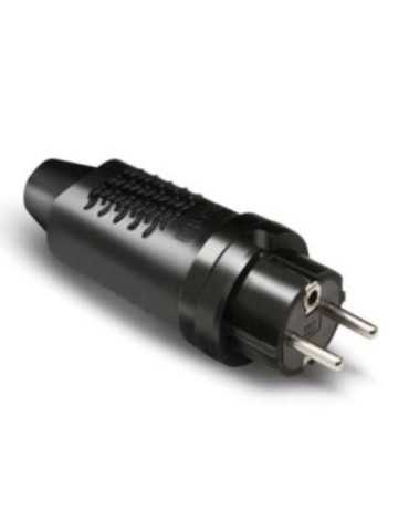Clavija Macho TT. 16 Ah 250 V Goma Negra [LOTE DE 4 Unidades] FAMATEL