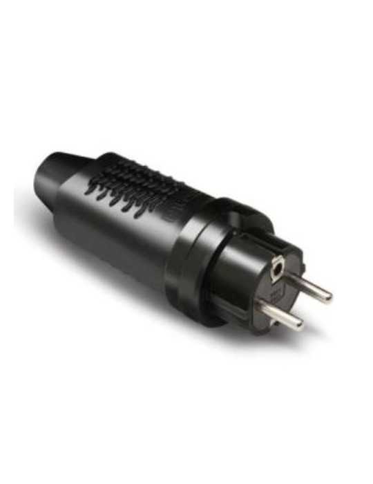 Clavija Macho TT. 16 Ah 250 V Goma Negra [LOTE DE 4 Unidades] FAMATEL