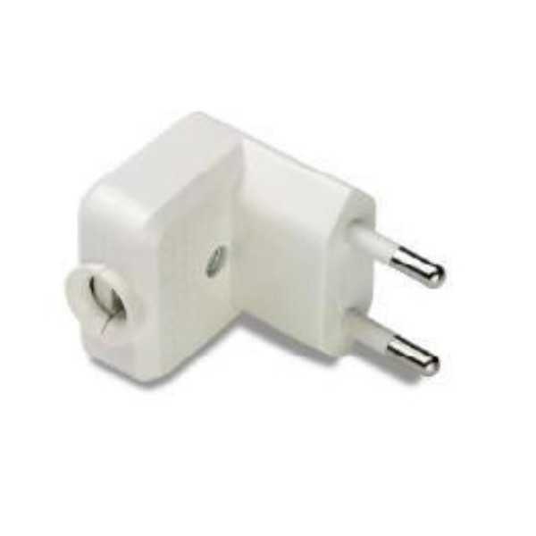 Clavija 10 Ah 250 V Lateral Blanca 1003 [LOTE DE 18 Unidades] FAMATEL