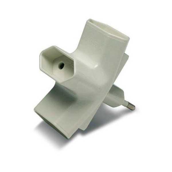 Adaptador Triple 10 Ah 250 V 1217 [LOTE DE 10 Unidades] FAMATEL