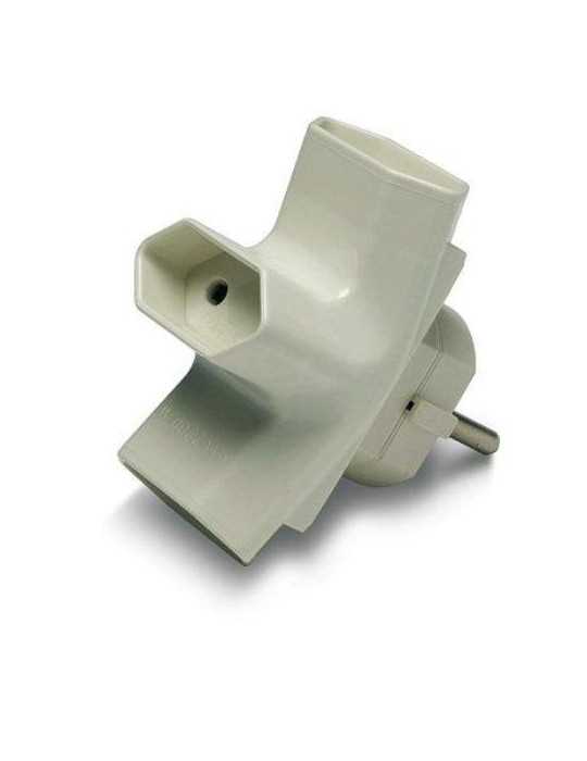 Adaptador Triple 10 Ah 250 V 4,8 1209 [LOTE DE 10 Unidades] FAMATEL