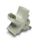 Adaptador Triple 10 Ah 250 V 4,8 1209 [LOTE DE 10 Unidades] FAMATEL