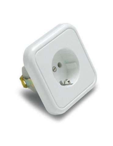 Base Empotrar Toma Tierra 16 Ah 250 V 2300 [LOTE DE 6 Unidades] FAMATEL