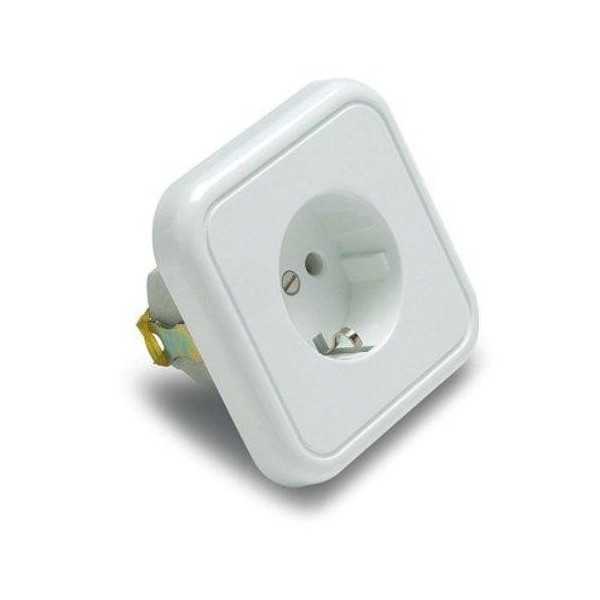 Base Empotrar Toma Tierra 16 Ah 250 V 2300 [LOTE DE 6 Unidades] FAMATEL