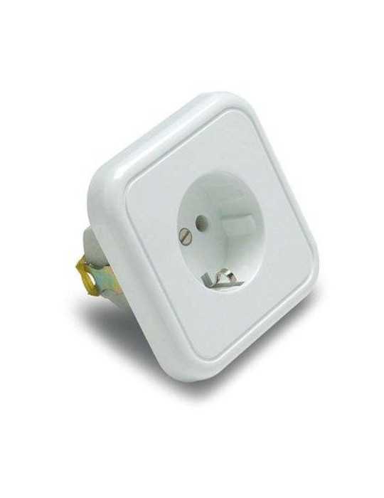Base Empotrar Toma Tierra 16 Ah 250 V 2300 [LOTE DE 6 Unidades] FAMATEL
