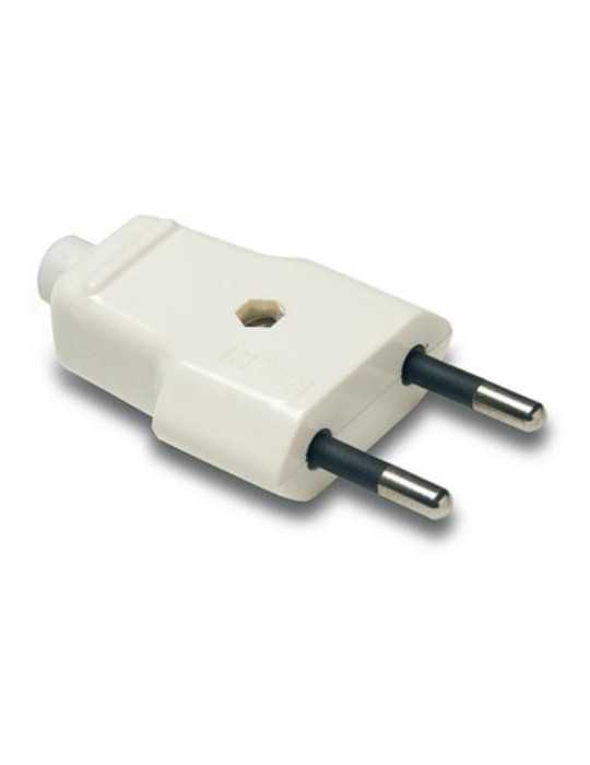 Clavija 10 Ah 250 V Blanca 1001 Blister [LOTE DE 22 Unidades] FAMATEL