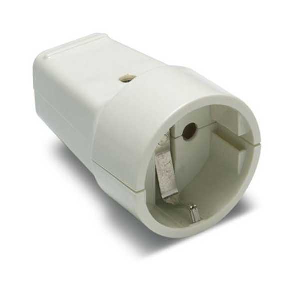 Base Móvil TT. 16 Ah 250 V Blanca 2101 Blister [LOTE DE 12 Unidades] FAMATEL