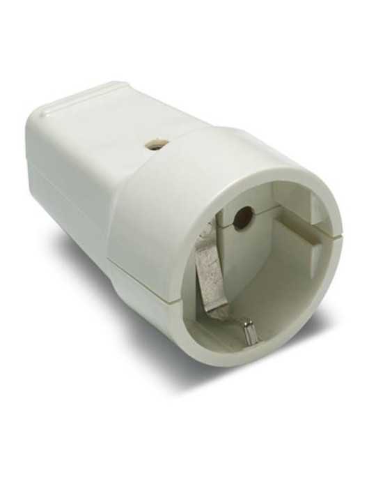Base Móvil TT. 16 Ah 250 V Blanca 2101 Blister [LOTE DE 12 Unidades] FAMATEL