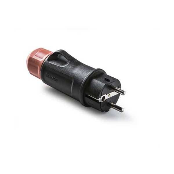 Clavija Aerea TT 16A 250V Negro con Prensa IP54 [LOTE DE 6 Unidades] FAMATEL