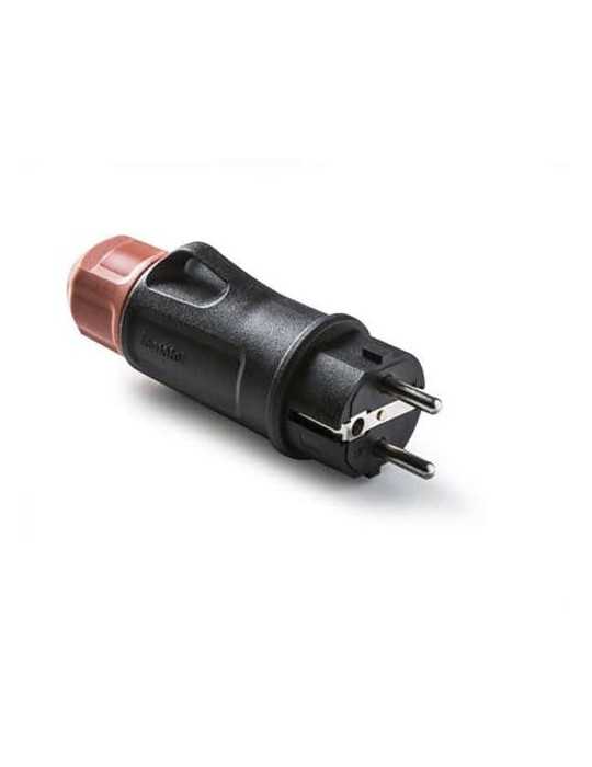 Clavija Aerea TT 16A 250V Negro con Prensa IP54 [LOTE DE 6 Unidades] FAMATEL