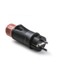 Clavija Aerea TT 16A 250V Negro con Prensa IP54 [LOTE DE 6 Unidades] FAMATEL