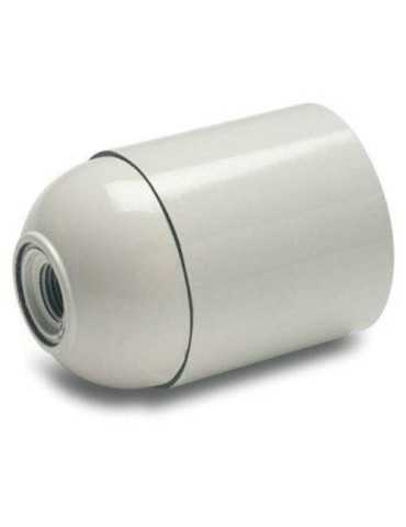 Portalamparas Liso E-27 Blanco 161-B [LOTE DE 18 Unidades] FAMATEL