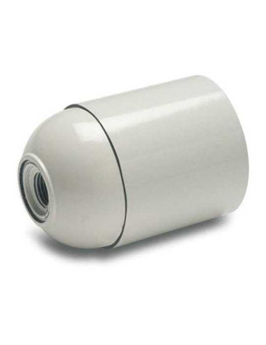 Portalamparas Liso E-27 Blanco 161-B [LOTE DE 18 Unidades] FAMATEL