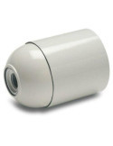 Portalamparas Liso E-27 Blanco 161-B [LOTE DE 18 Unidades] FAMATEL