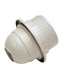 Portalamparas Rosca+arandela E27 Blanco 166B [LOTE DE 10 Unidades] FAMATEL