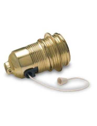 Portalamparas Metálico Interruptor E-27 305 [LOTE DE 6 Unidades] FAMATEL