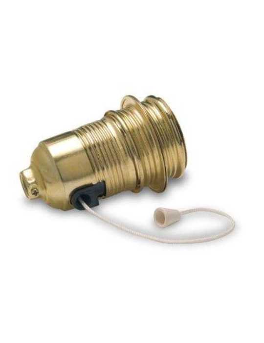 Portalamparas Metálico Interruptor E-27 305 [LOTE DE 6 Unidades] FAMATEL