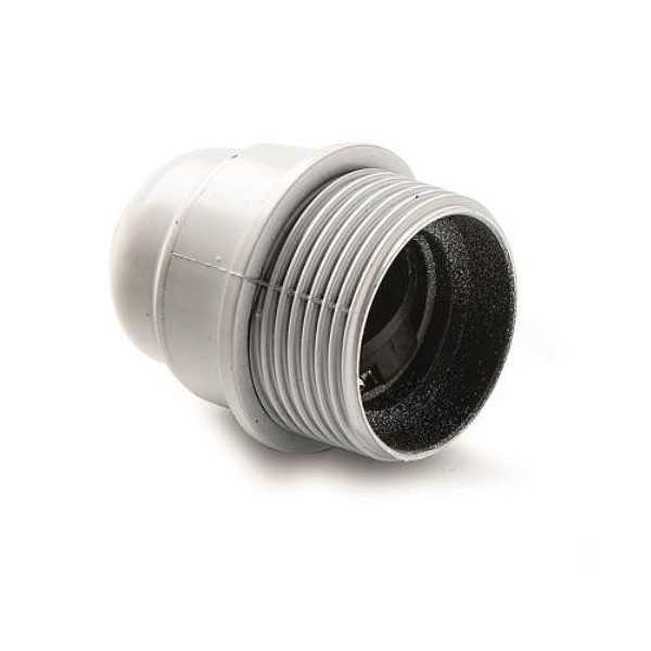 Portalamparas Baquelita E-27 Roscado+tope Blanco [LOTE DE 12 Unidades] FAMATEL