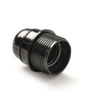 Portalamparas Baquelita E-27 Roscado+tope Negro [LOTE DE 14 Unidades] FAMATEL