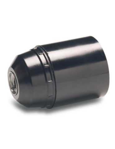 Portalamparas Liso E-27 Negro 161 Blister [LOTE DE 18 Unidades] FAMATEL