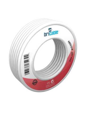 Cable Manguera Plana H03VVH2-F 2X0.75 Blanca 5M [LOTE DE 6 Unidades] FAMATEL