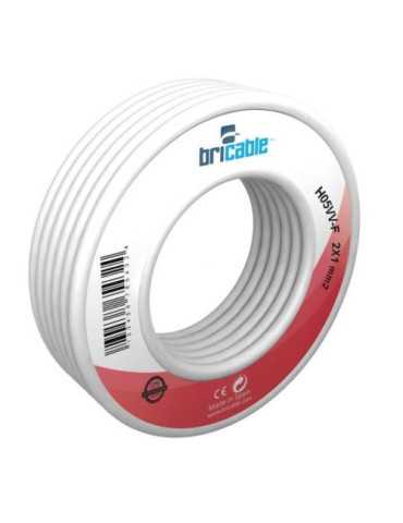 Cable Manguera Redonda H05VV-F 2X1 Blanca 10M [LOTE DE 2 Unidades] FAMATEL