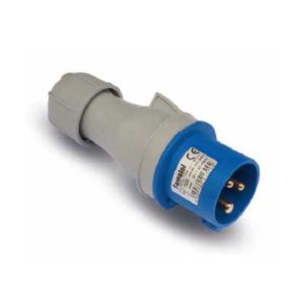 Clavija 2P+T 16 Ah 220-240 V 13200 [LOTE DE 8 Unidades] FAMATEL