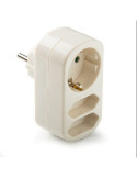 Adaptador Triple TT 10/16A 250V 1314 [LOTE DE 6 Unidades] FAMATEL