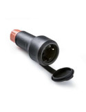 Base Aerea TT 16A 250V Ngro IP54 con Tapa y Prensa [LOTE DE 4 Unidades] FAMATEL