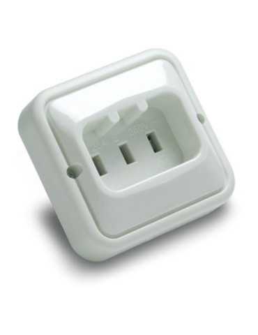 Base Empotrar Toma Tierra 25 Ah 250 V 2308 [LOTE DE 6 Unidades] FAMATEL