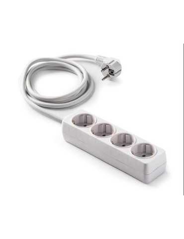 Base 4 Tomas/Toma Tierra Cable 1.5 m 9/504 [LOTE DE 6 Unidades] FAMATEL